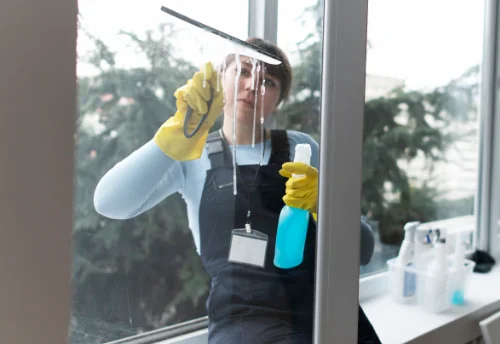 Nettoyage de vitres intérieures et extérieures à Mesnard-la-Barotière